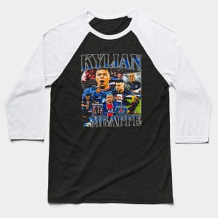 Kylian Mbappe PSG Vintage Bootleg Baseball T-Shirt